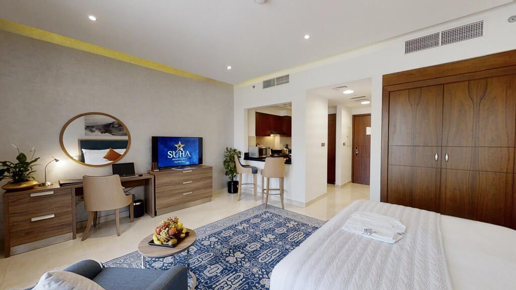 ซูฮา พาร์ค โฮเทล อพาร์ตเมนต์ วอเตอร์ฟร้อนท์ Aparthotel ดูไบ ภายนอก รูปภาพ